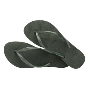Havaianas - İnce parmak arası terlik | Zeytin yeşili