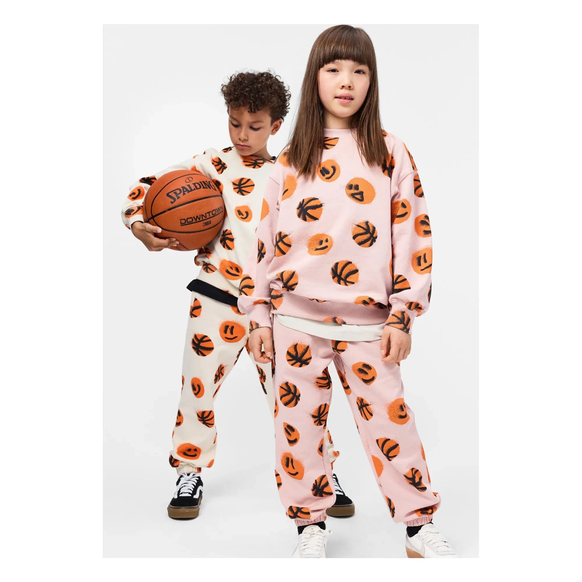 Molo - Monti Basketball Sweatshirt aus Bio-Baumwolle | Ecru