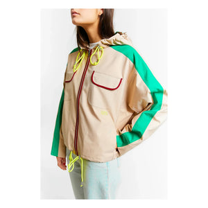 Indee - Colorblock Sunny ceket | Natural
