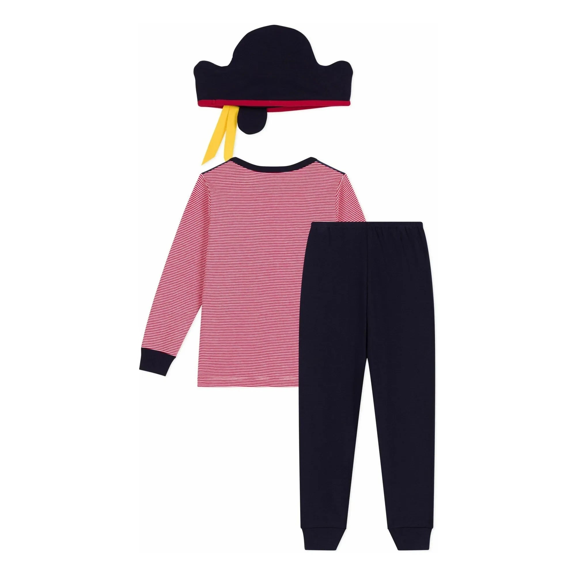 Petit Bateau - Piraten-Pyjama und Masken-Set | Blau