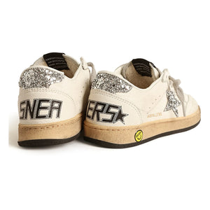 Golden Goose - Ballstar Simli Bağcıklı Sneakers | Gümüş
