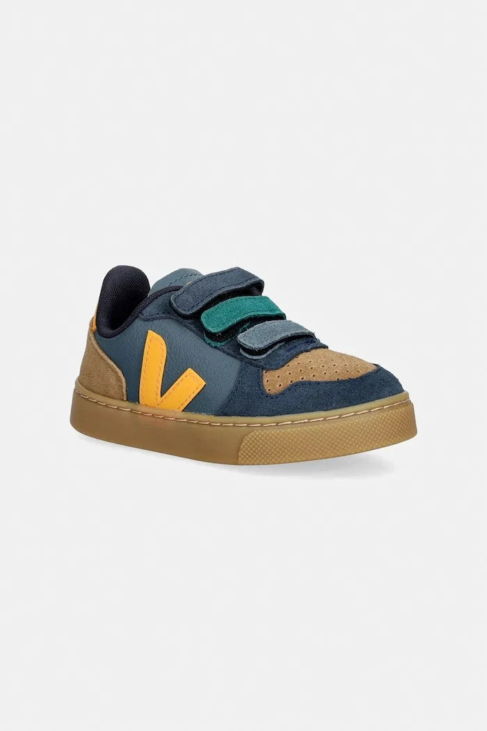 Veja Small V-10 çocuk deri spor ayakkabı