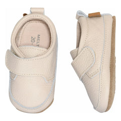 Melton - Leather Slippers | Beige