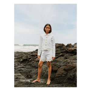 Molo - Adalyn Denim Shorts | White