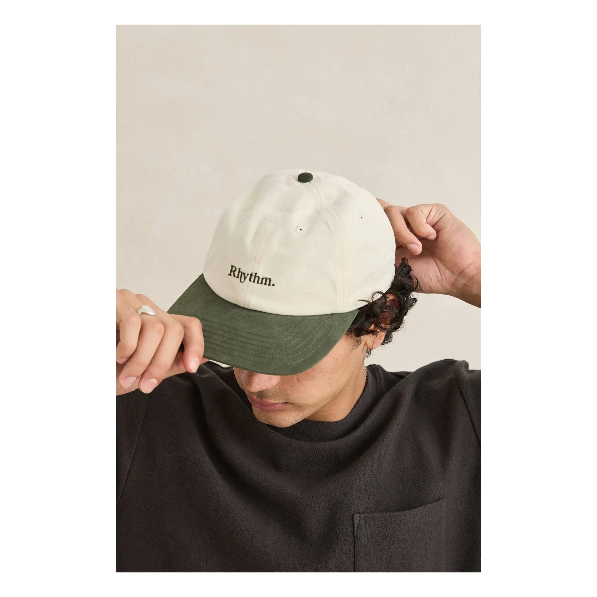 Rhythm - Fırçalanmış Gabardin Şapka | Krem