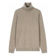 Bompard – Klassischer Kaschmir-Rollkragenpullover | Beige