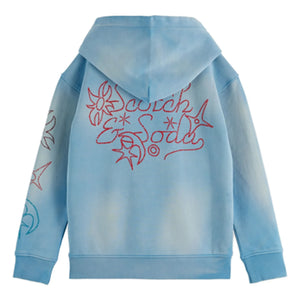 Scotch & Soda - Organic Cotton Washed Hoodie | Light Blue