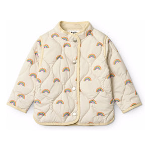 Molo - Harrie Rainbow Jacke aus recycelten Fasern | Ecru