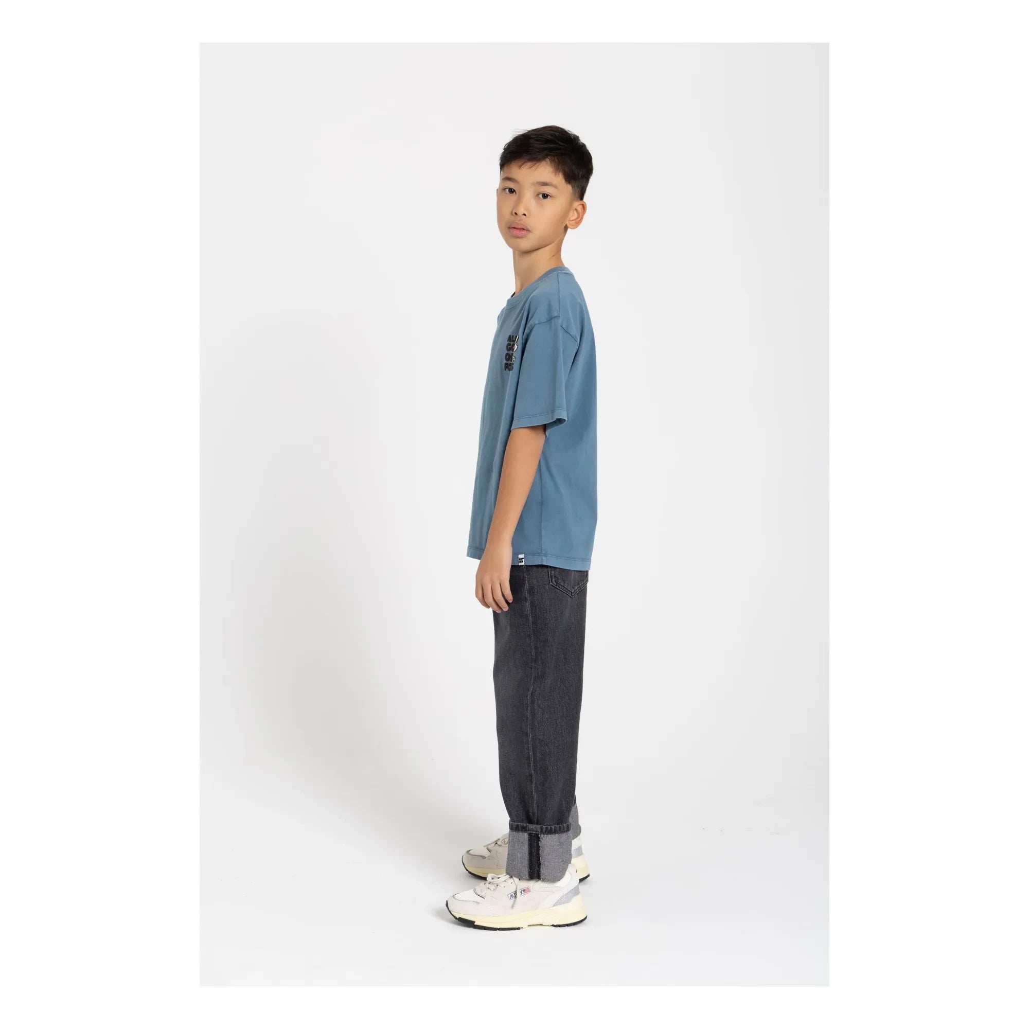 Hundred Pieces - Finn Organic Cotton T-Shirt | Blue