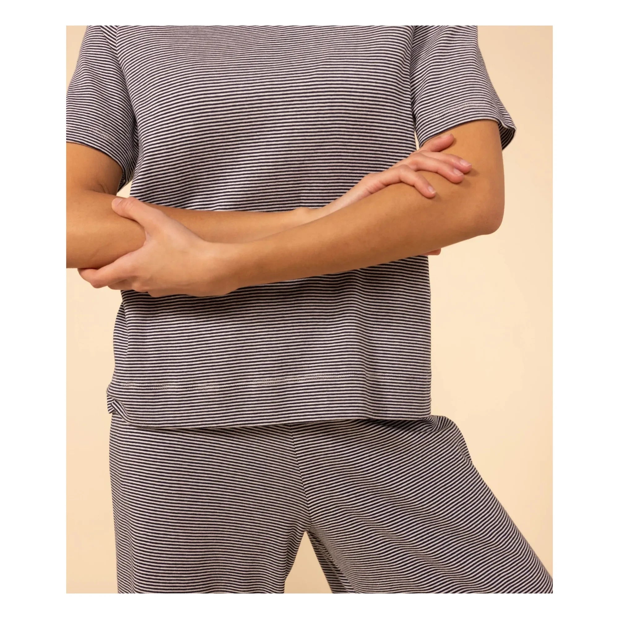 Petit Bateau - Milleraies Pijama Takımı - Kadın Koleksiyonu | Lacivert