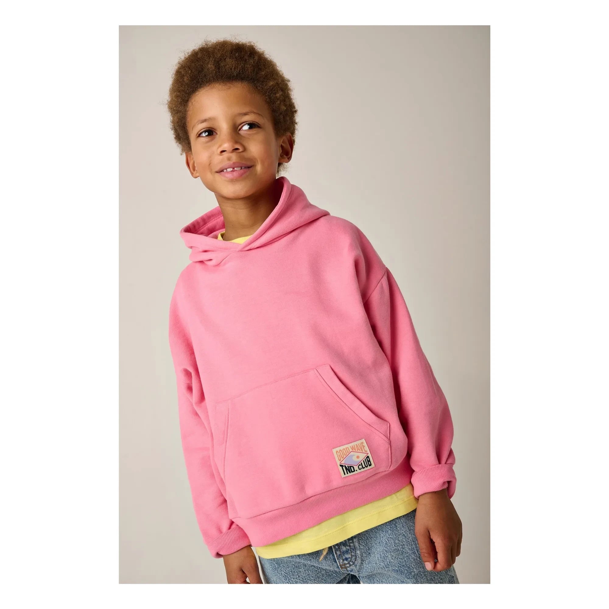 Tumble N'Dry - Salty Organik Pamuk Kapüşonlu Sweatshirt | Pembe