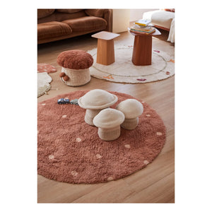 Lorena Canals - Noktalı yuvarlak halı | Terracotta