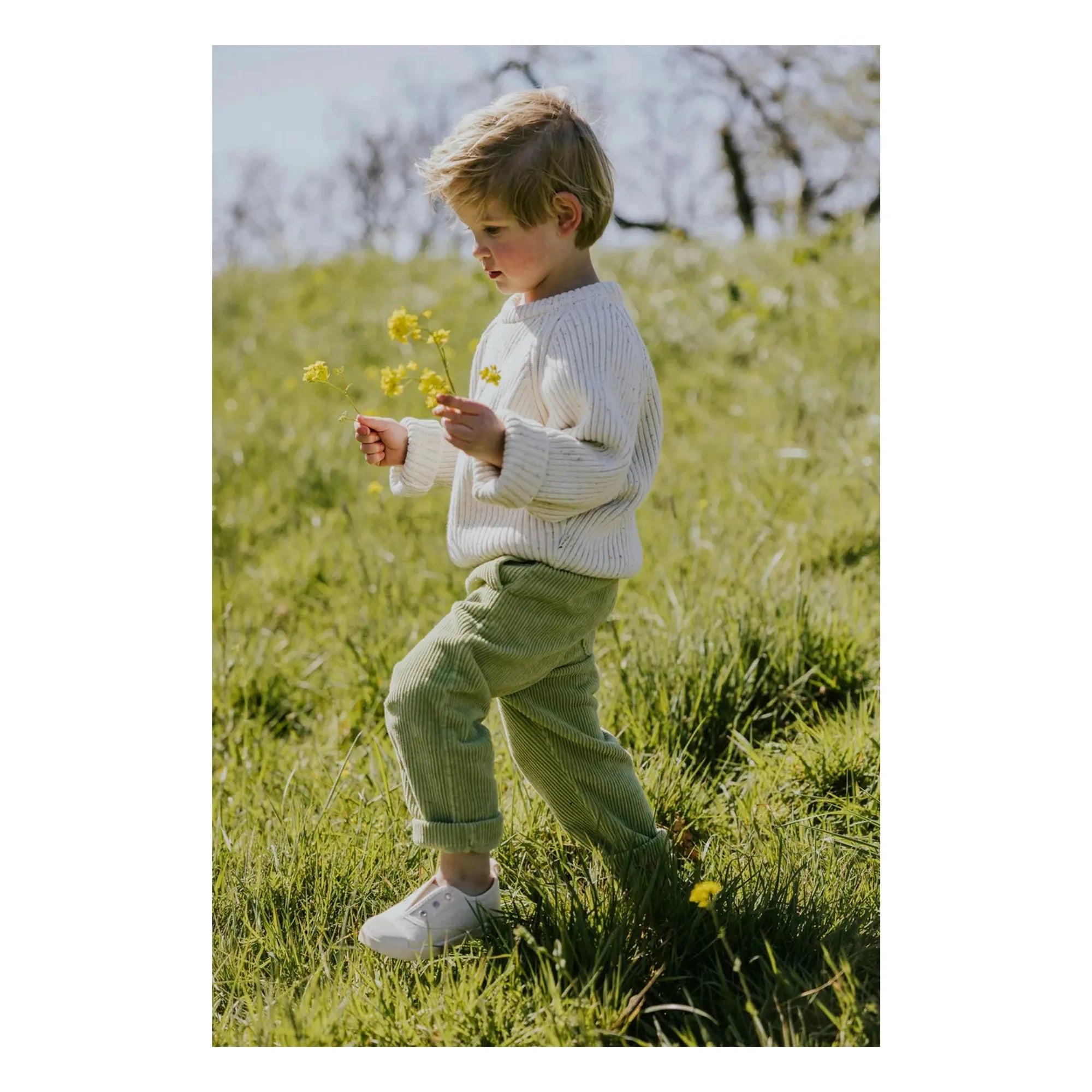 Yuki - Bio-Cordhose | Olive