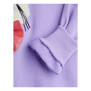 Mini Rodini - Sweatshirt Katze Bio-Baumwolle | Lila