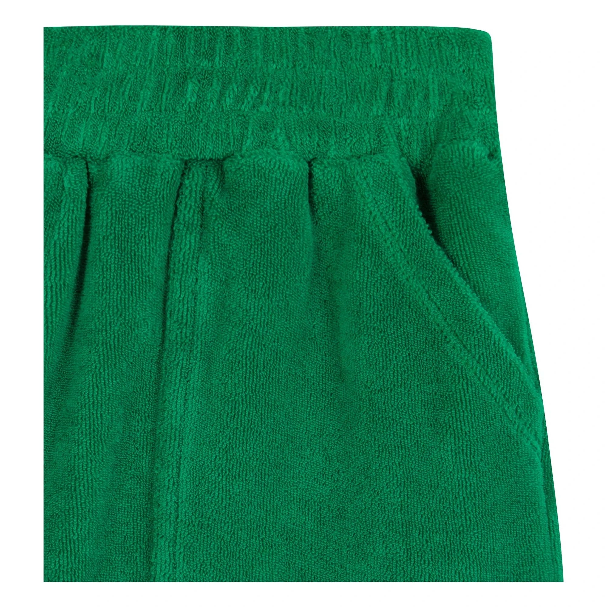 Bonton - Nono Handtuch-Shorts | Smaragdgrün