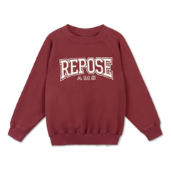 Repose AMS - Organik pamuk Raglan sweatshirt | Bordo