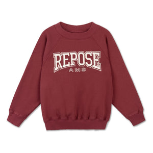 Repose AMS - Organik pamuk Raglan sweatshirt | Bordo