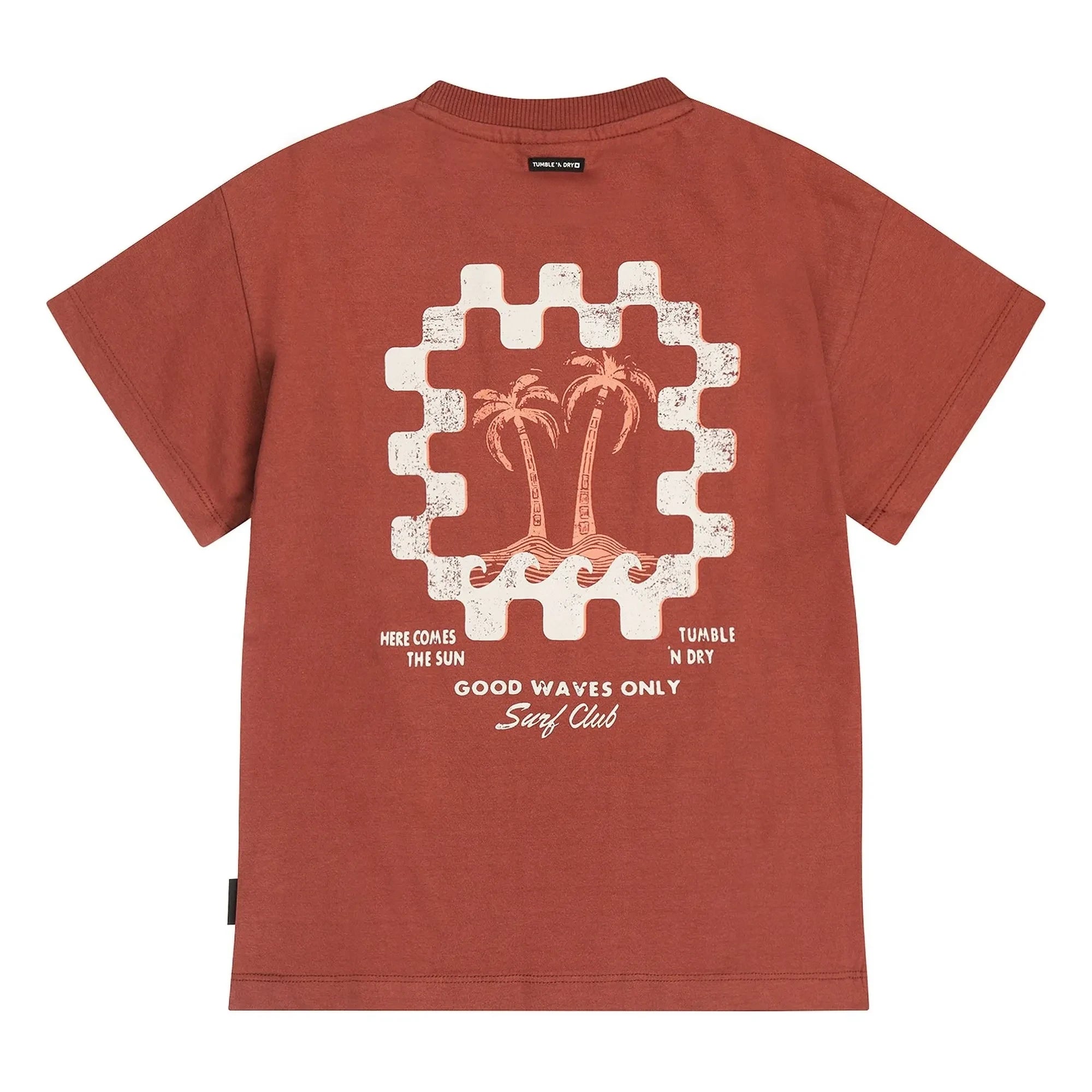 Tumble N'Dry – Oversize T-Shirt Port Douglas Recycelte Baumwolle | Rust