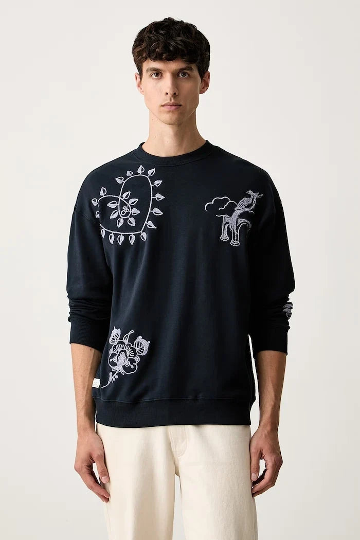 Scotch & Soda erkek pamuklu sweatshirt