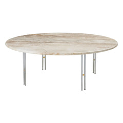 Gubi - IOI Couchtisch, Chromgestell D100 cm, GamFratesi | Chrom