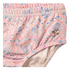 Wheat - Cilia Fleurie Baby-Badeanzug aus recycelten Fasern | Hellrosa