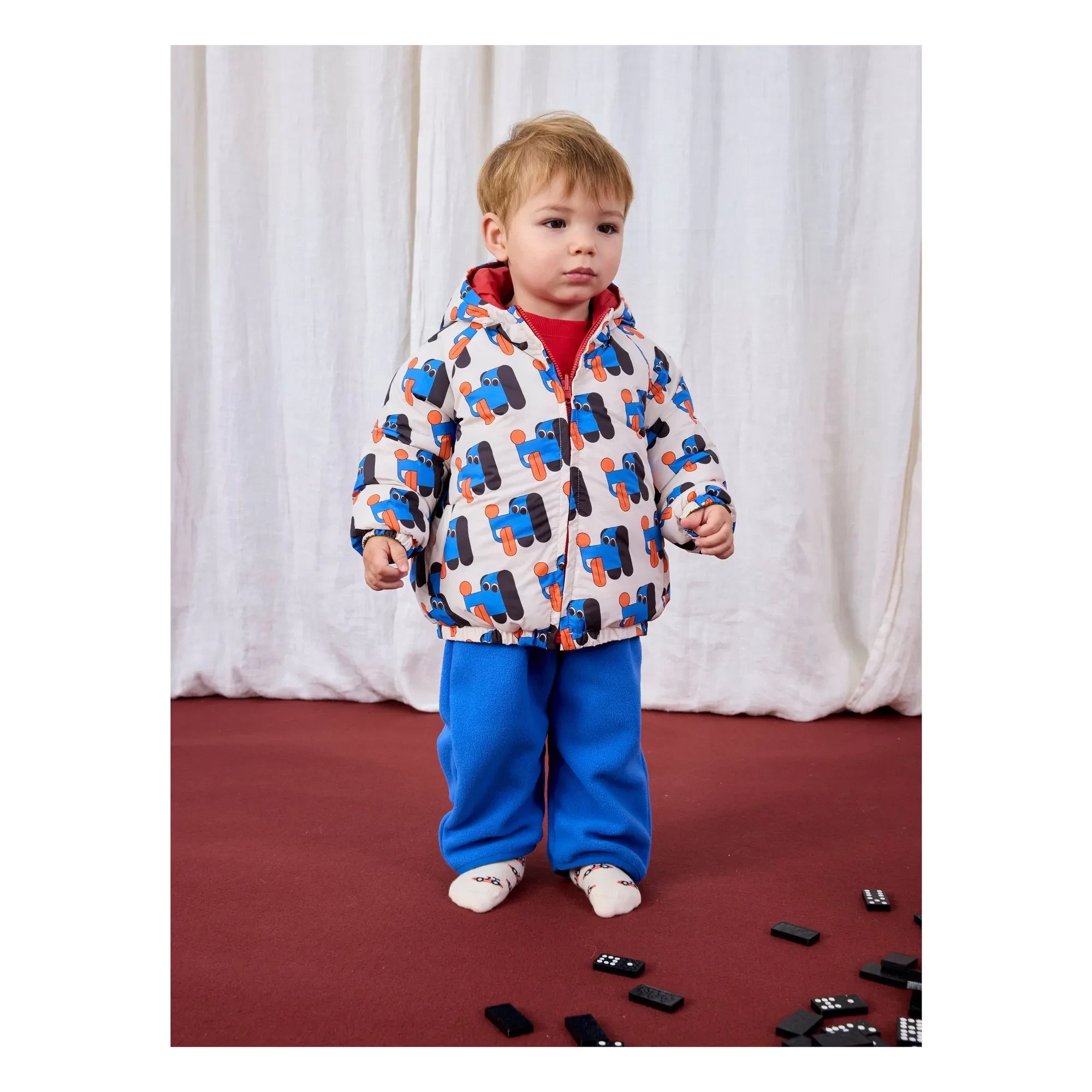 Bobo Choses - Wende-Baby-Regenmantel aus recycelten Fasern | Blau
