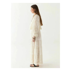 Maison Hotel - Canterbury Patch Kleid Lilibet | Weiß