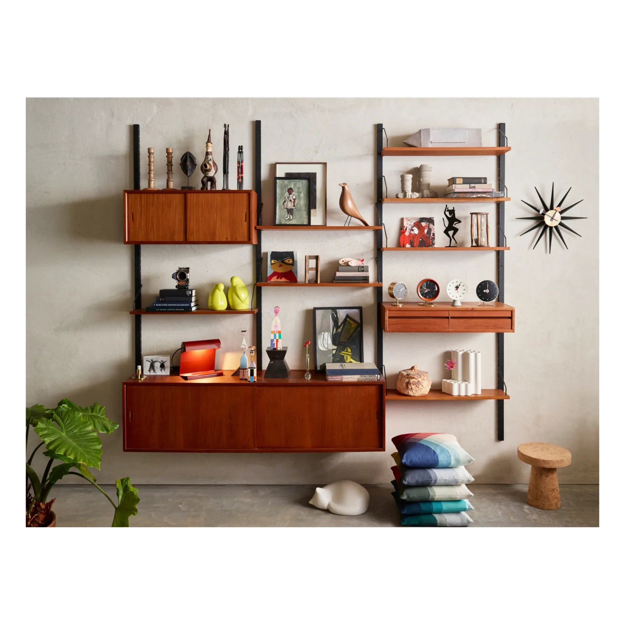 Vitra - Office Clock - George Nelson | Gold