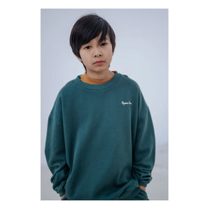 Repose AMS - Cozydrop Logolu Sweat Organik Pamuk | Yeşil