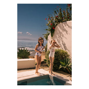 We Are Kids - Hailey Polka Dot Swimsuit | White