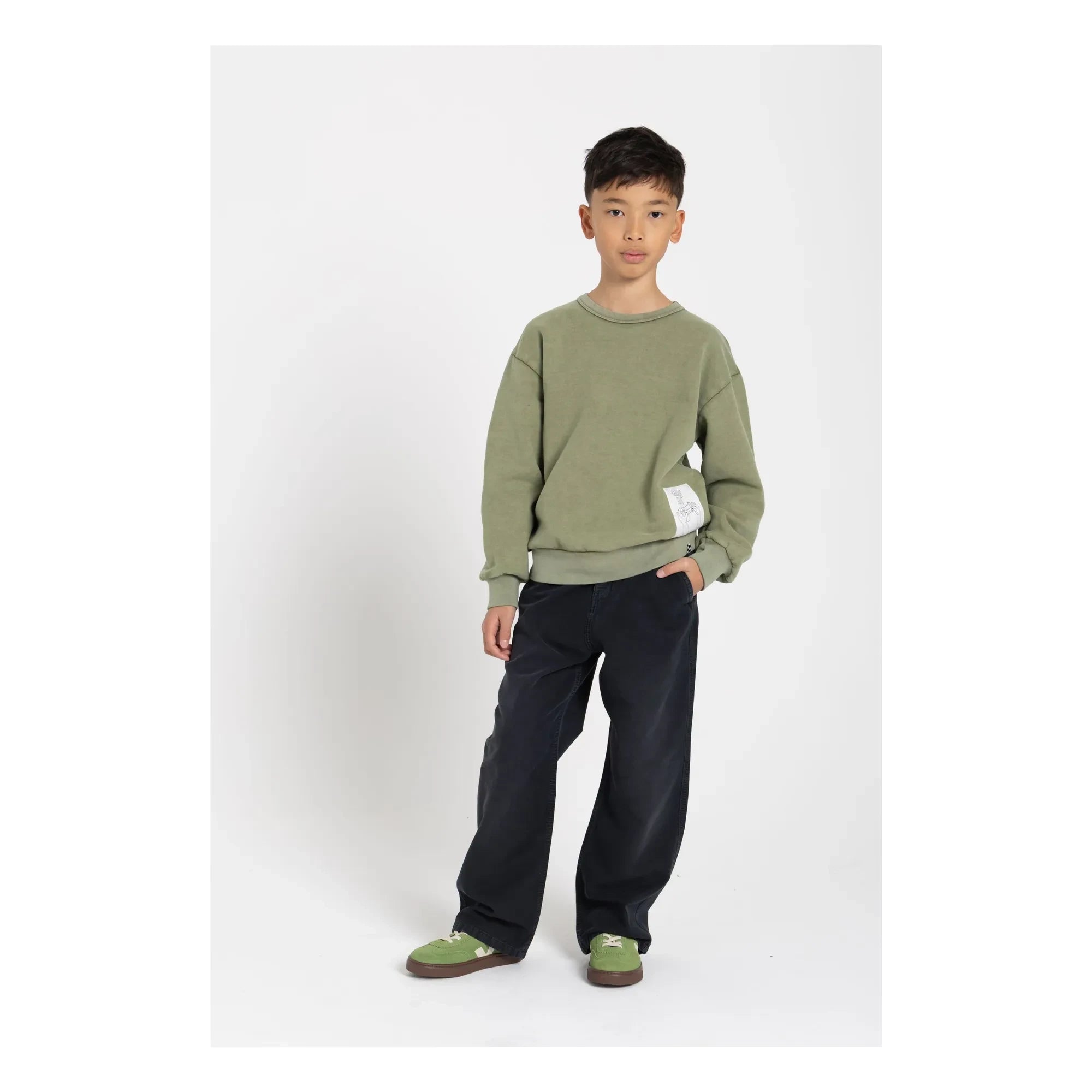 Finger in the nose - Bio Baumwoll-Sweatshirt | Khaki