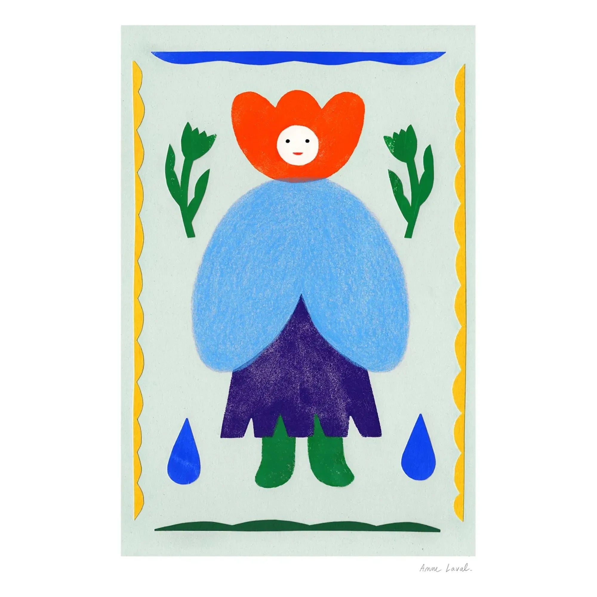 Mado - Blumencharakter-Poster