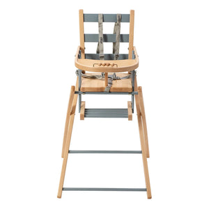 Combelle - Sarah Extra Foldable High Chair | Gray Blue