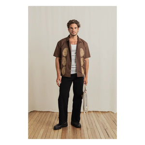 Rhythm - Mirisssa Relaxed Short Sleeve Shirt | Brown