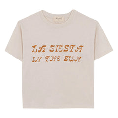 birinit - La Siesta T-Shirt aus Bio-Baumwolle | Elfenbein