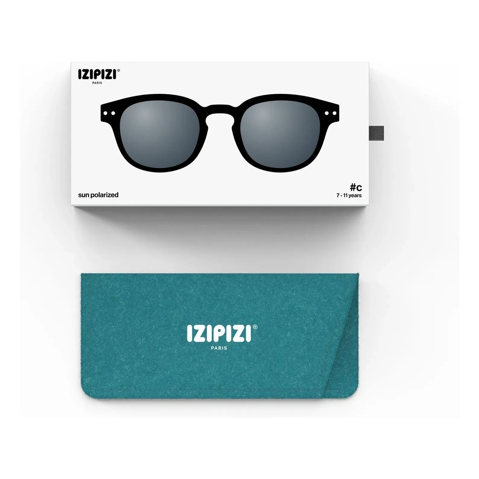IZIPIZI - Sonnenbrille #C Junior | Schwarz
