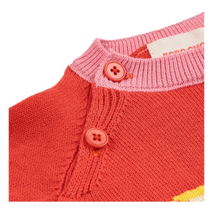 Bobo Choses - Organic Cotton Swinging Horse Sweater | Red