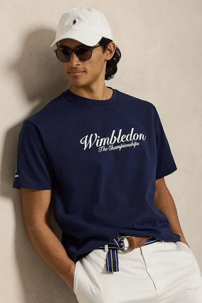 Polo Ralph Lauren erkek pamuklu Wimbledon tişört
