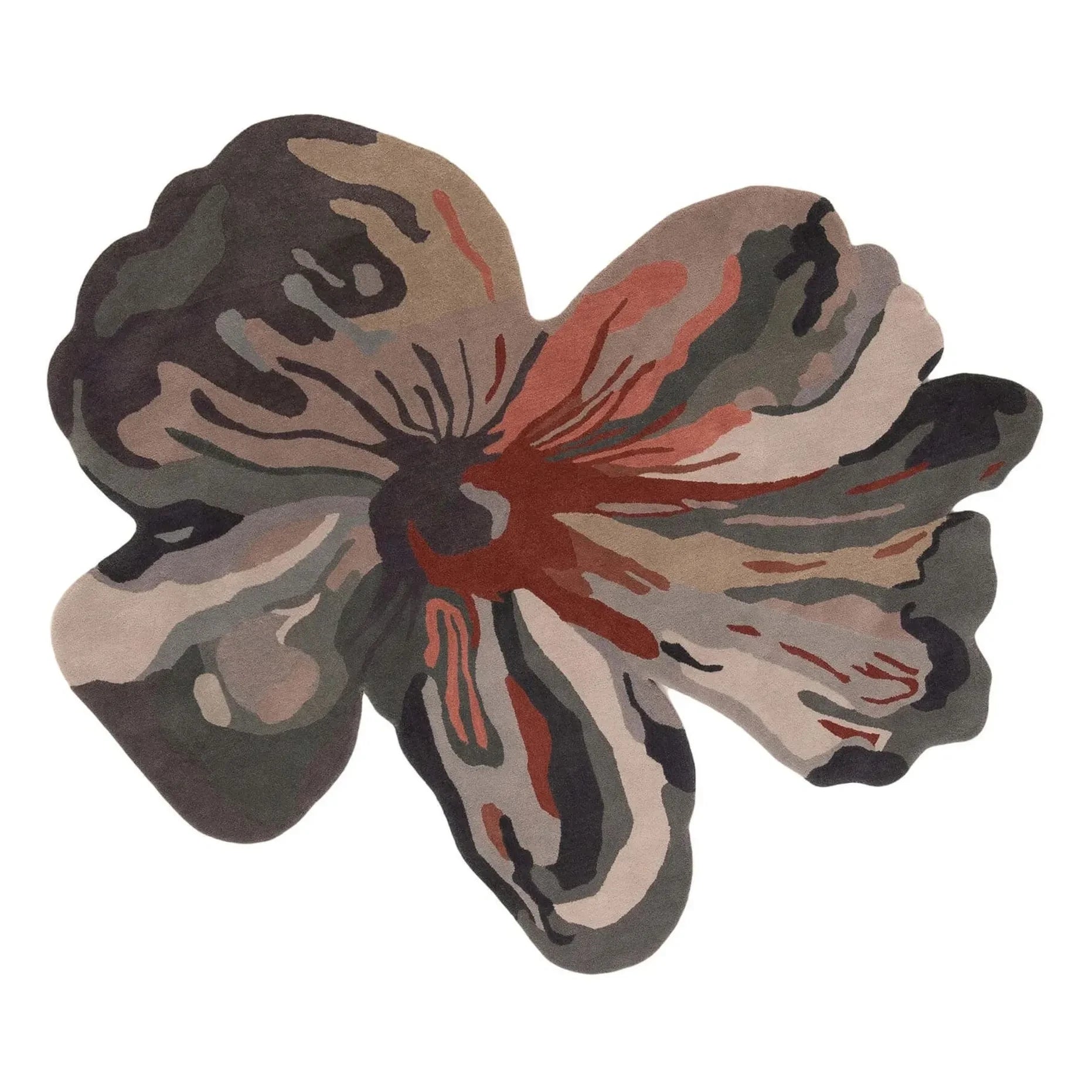 Nanimarquina - Teppich Flora Bloom 4 | Grau