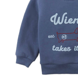 Gingersnaps - Riccardo Bebek Köpek Sweatshirt | Mavi