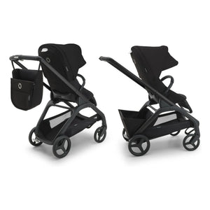 Bugaboo - Bugaboo Dragonfly Şehir Bebek Arabası komple şasi siyah | Taupe kahverengi