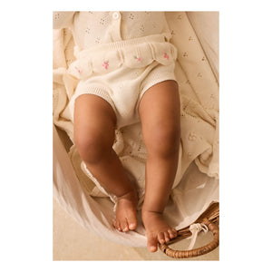 Louise Misha - Bloomer Pointelle Mylia | Krem