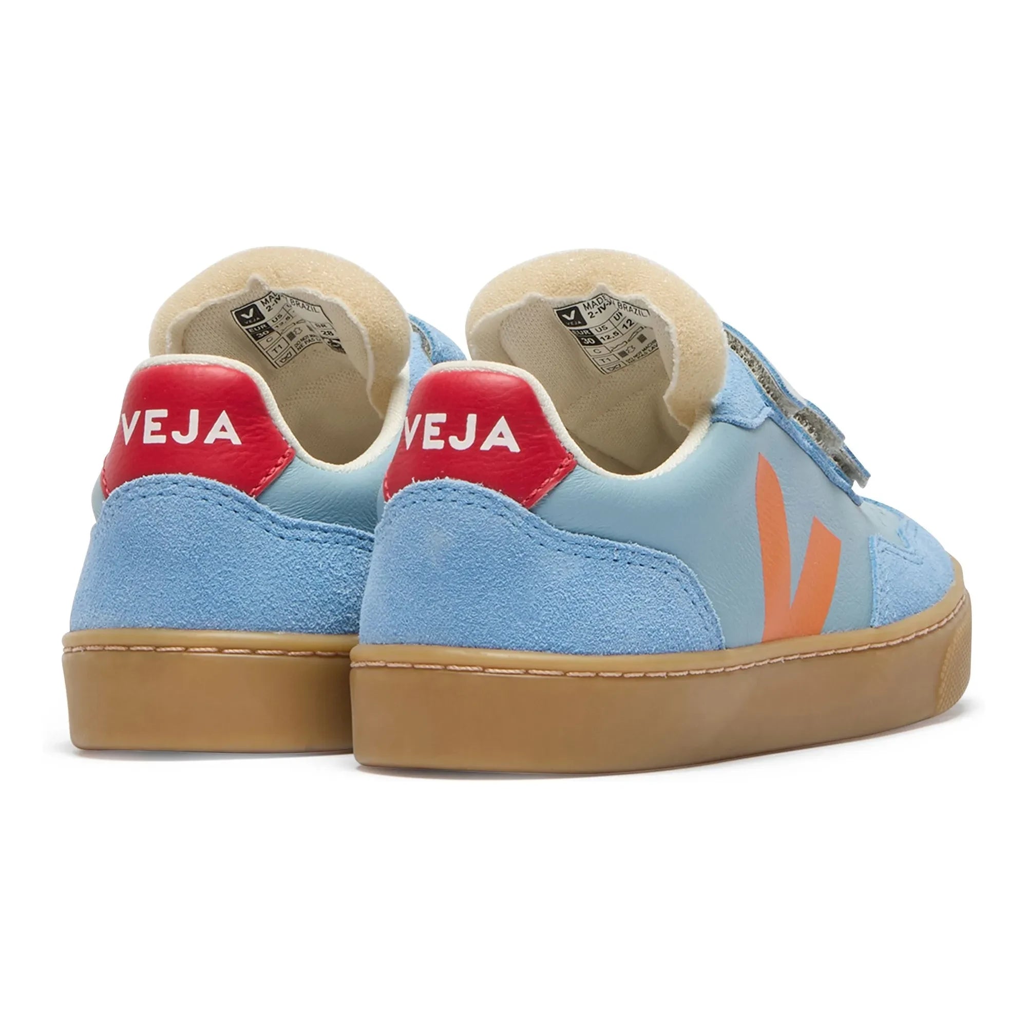 Veja - Scratch Sneakers Small V-90 Deri O.T. | Açık Mavi