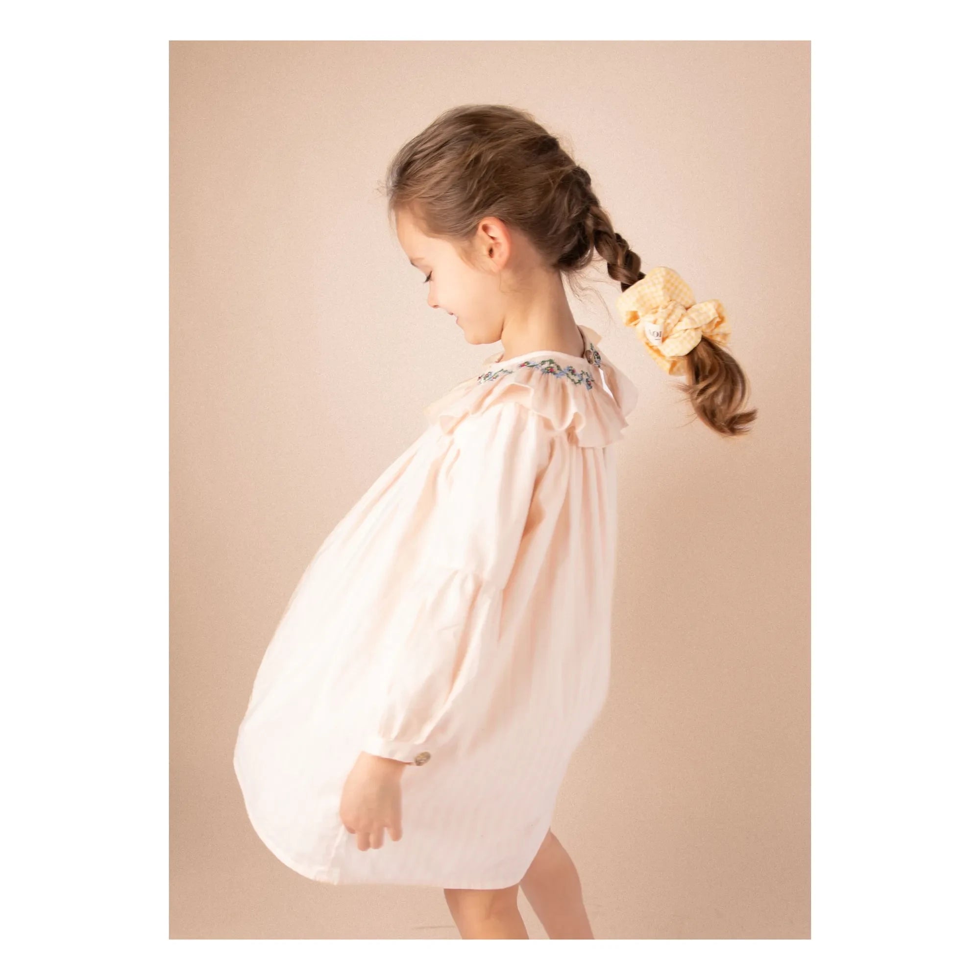 Loir - Chouchou Lou Vichy Bio-Baumwolle | Gelb