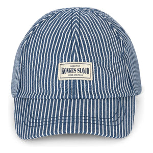 Konges Sløjd - Luc Striped Organic Cotton Hat | Blue