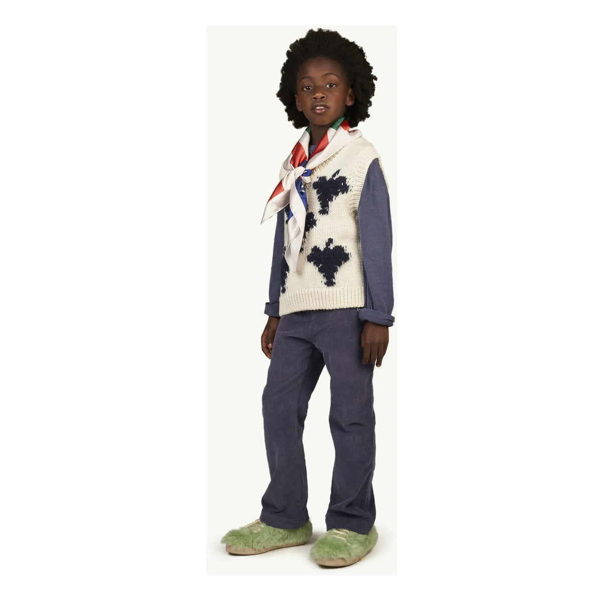 The Animals Observatory - Porcupine Corduroy Pants | Navy