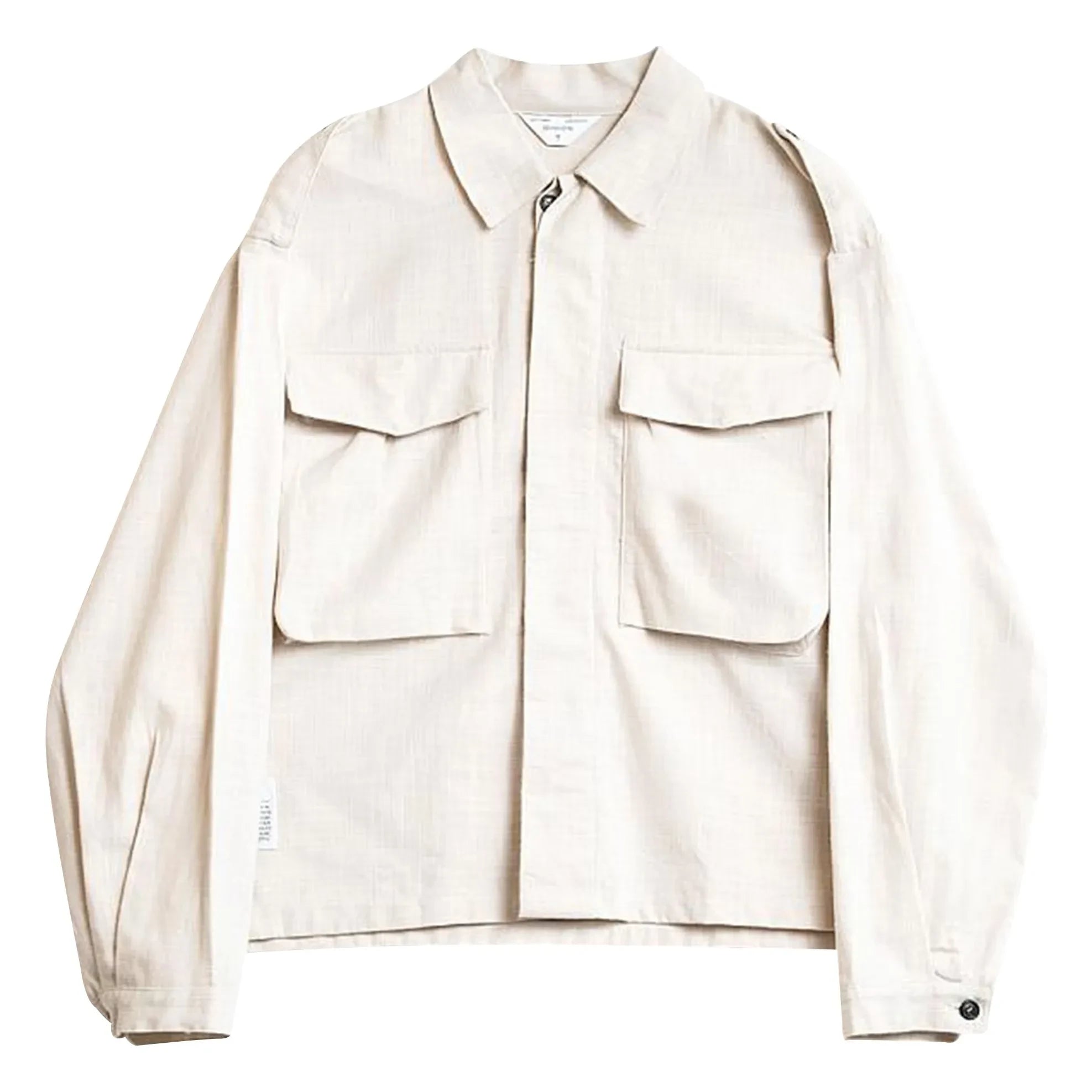 Wooden Store - Militär-Overshirt | Creme