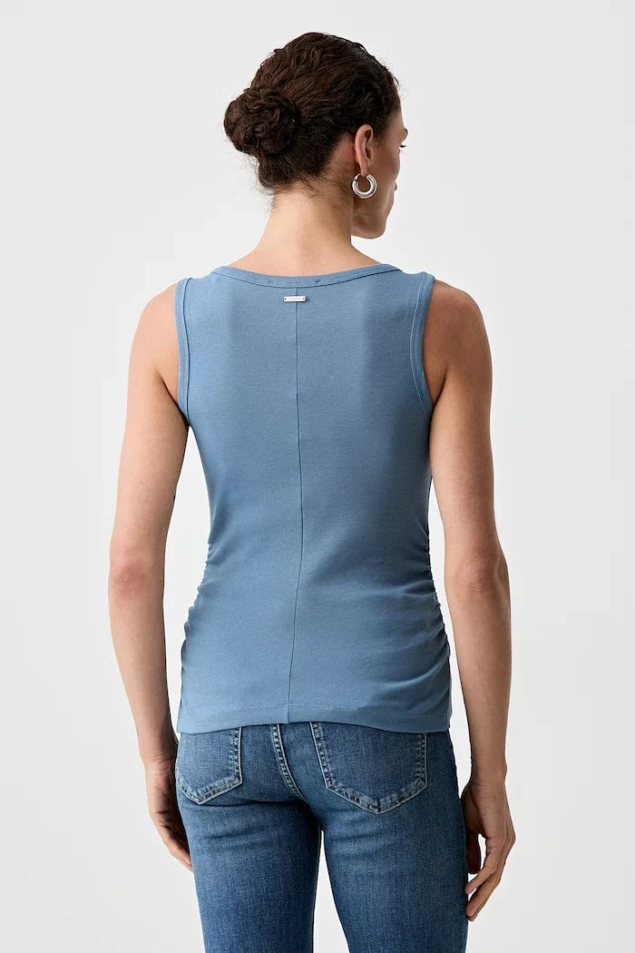 AllSaints pamuk ve elastan kadın üstü KATARINA