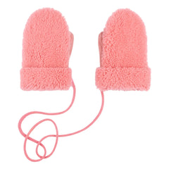ILDA'S sheep - Teddy Shearling Merino Handschuhe - Kinderkollektion | Rosa