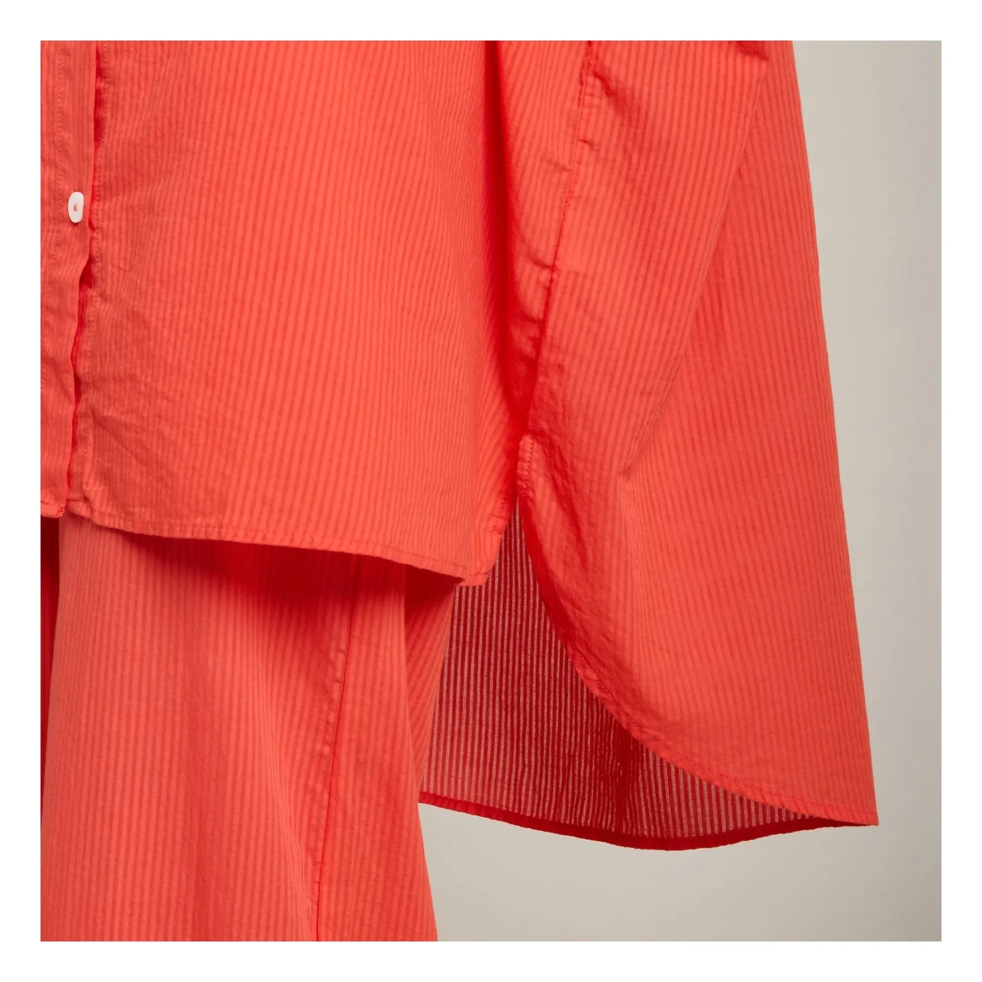 Maison Saint Julien - Ramatuelle Gömlek Cotton Voile | Coral